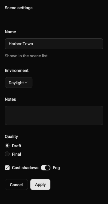 A form at the Default density: 36 dp inputs, buttons and select